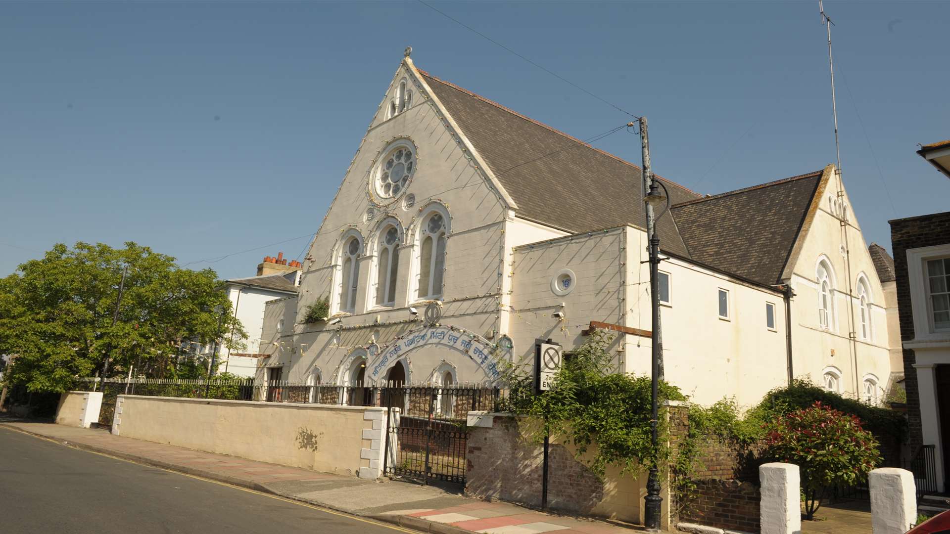 The former temple in Clarence Place, Gravesend.