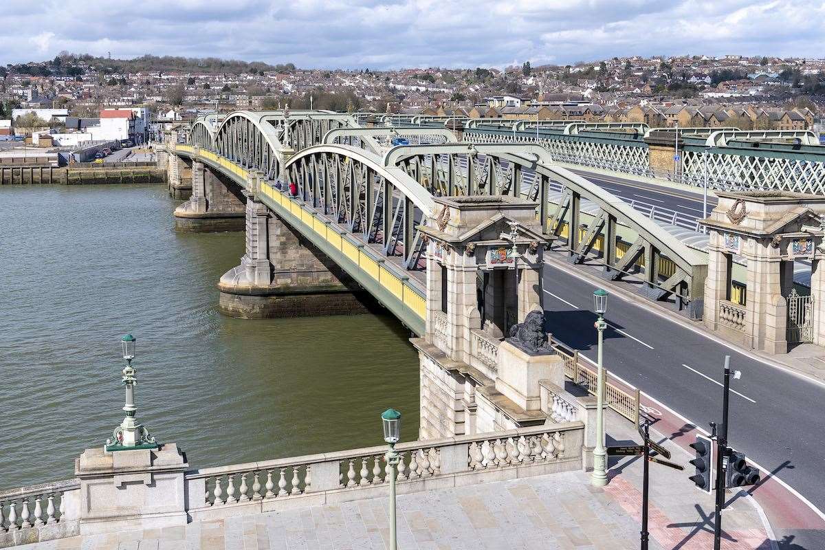 Rochester Bridge refurbished. Picture: Maxim