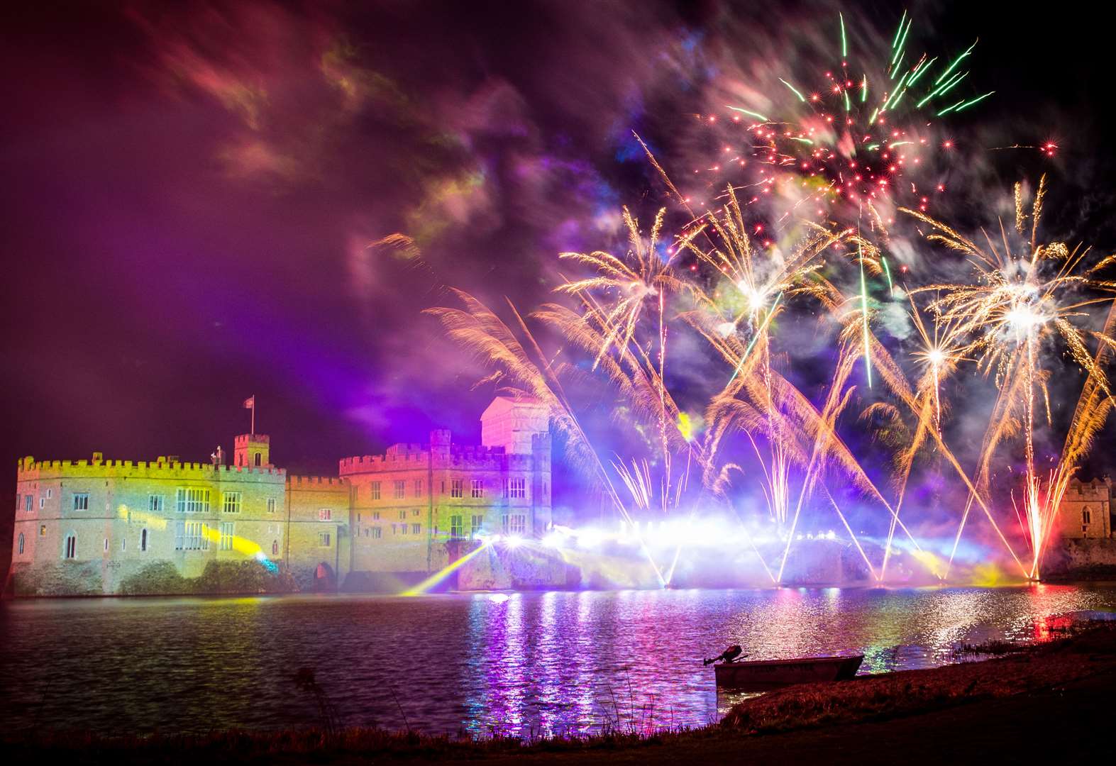 Fireworks at a previous Leeds Castle. Picture: Matthew Walker