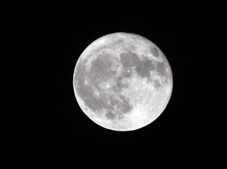 March's full moon will peak on Tuesday. Image: Stock photo.