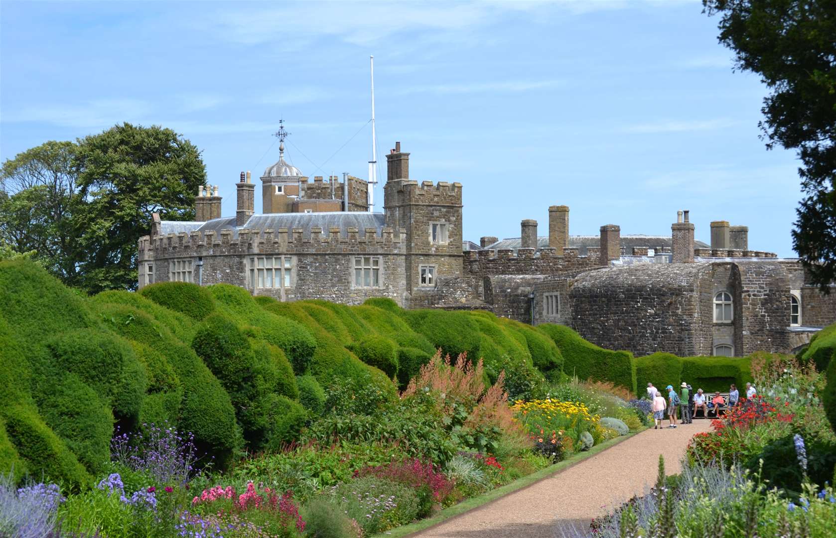 The grounds of Walmer Castle will look very different after dark. Picture: Elaine Bryan