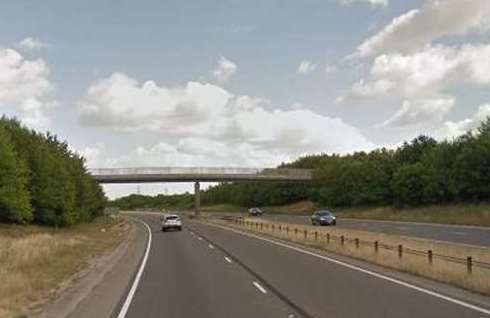The crash happened on the Sheppey-bound A249 between the Bobbing and Iwade turn-offs. Picture: Google