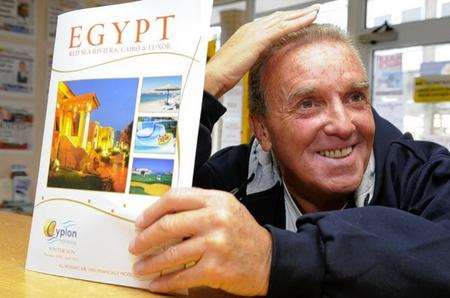 Jim Moore, who was on a month's holiday in Egypt when the recent civil uprising broke out there.