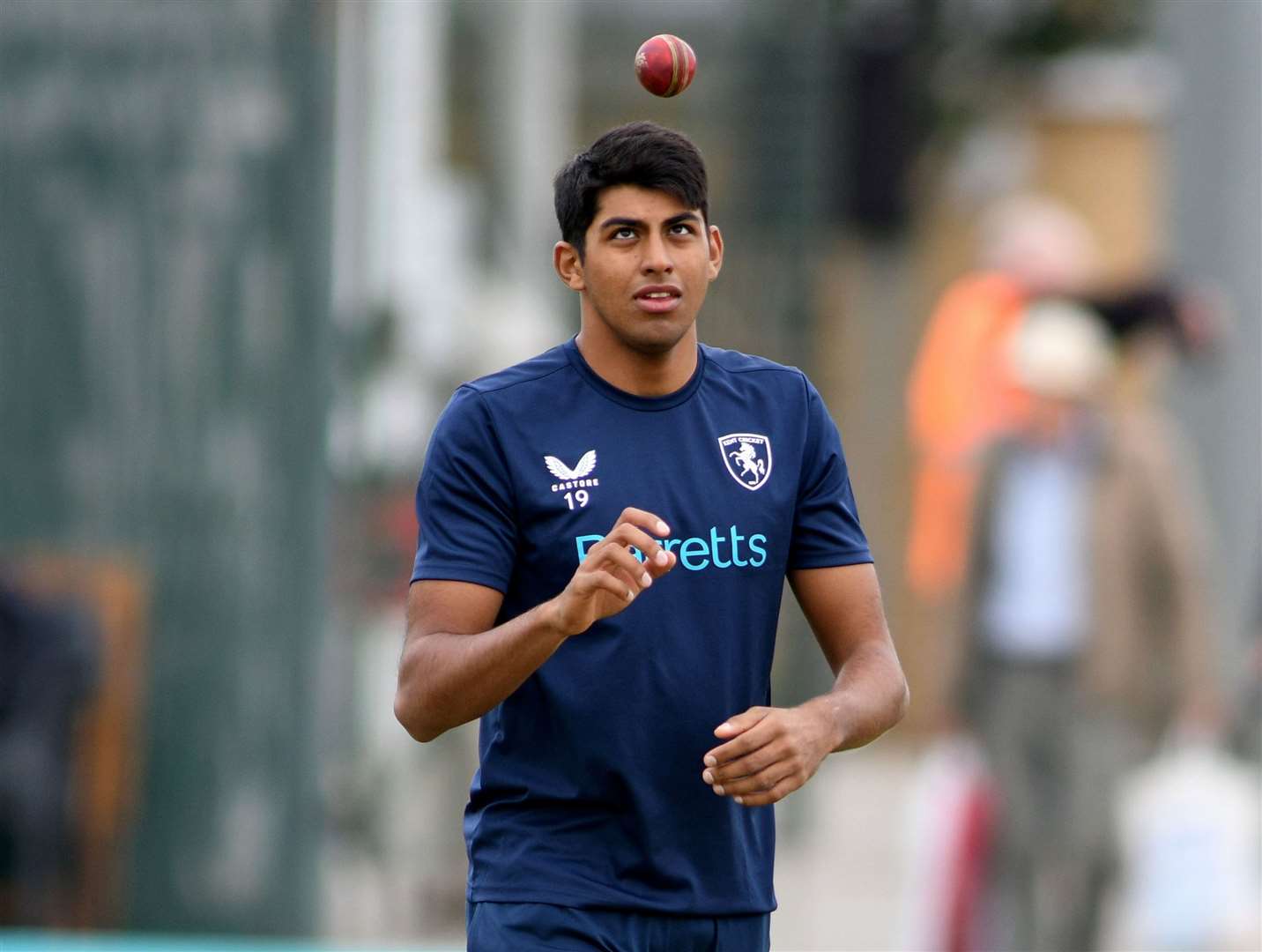 Kent's Jas Singh – took 2-75 in the first day of their away County Championship Division 1 game against Nottinghamshire. Picture: Barry Goodwin