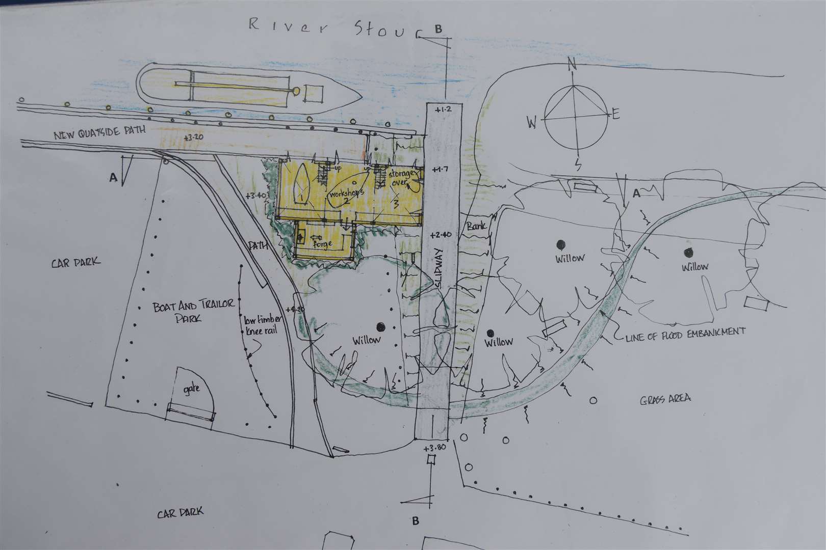 Plans for a medieval boat building workshop