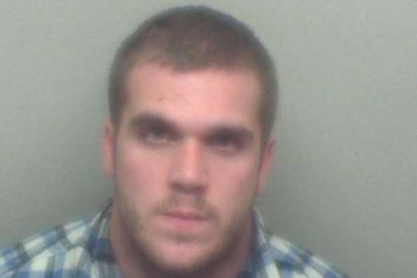 Curtis Davies, 22, has been jailed.
