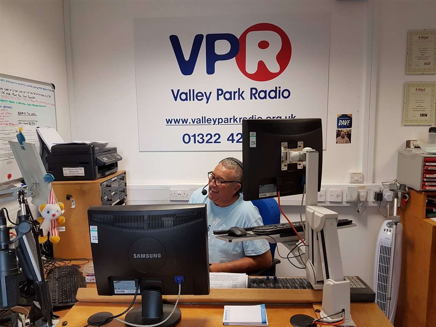 Clive Jenns has been a DJ at VPR for two years. Picture: VPR Facebook
