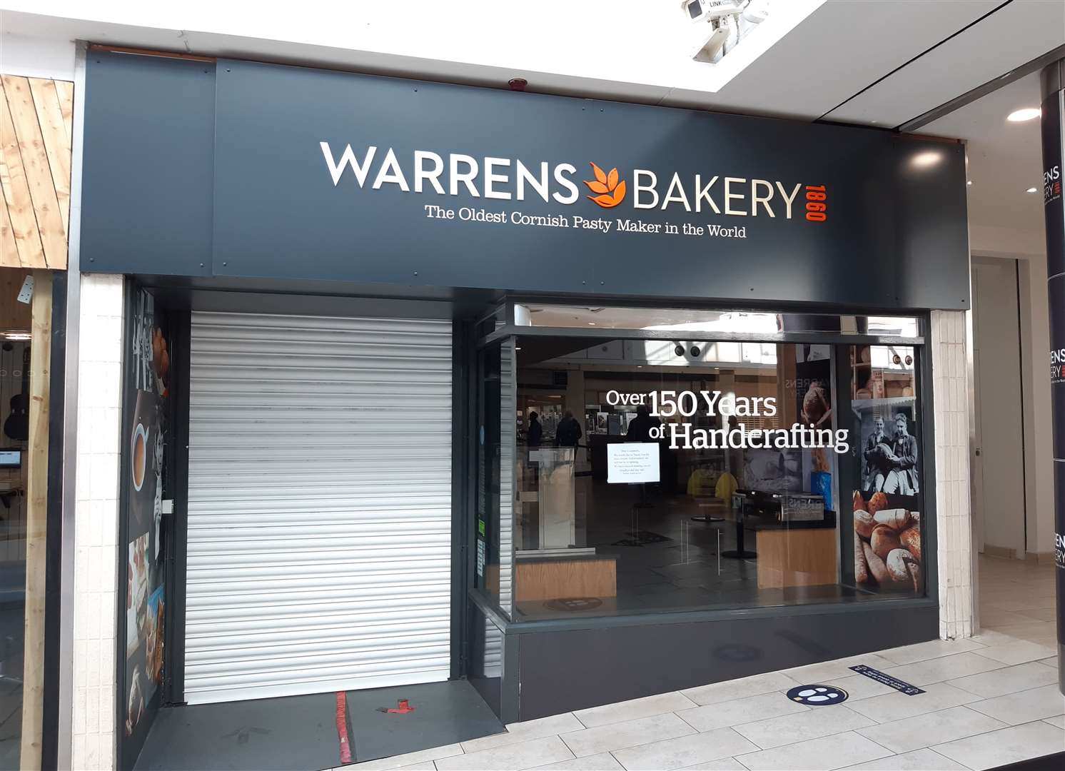 Warrens Bakery left the County Square shopping centre earlier this year