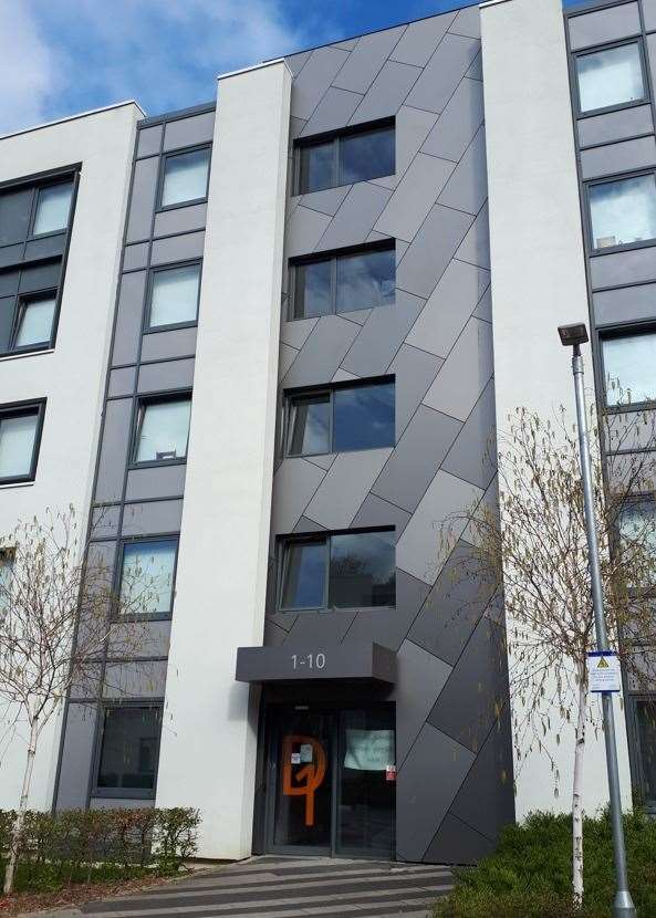 Petros Court in Canterbury has to have its cladding replaced