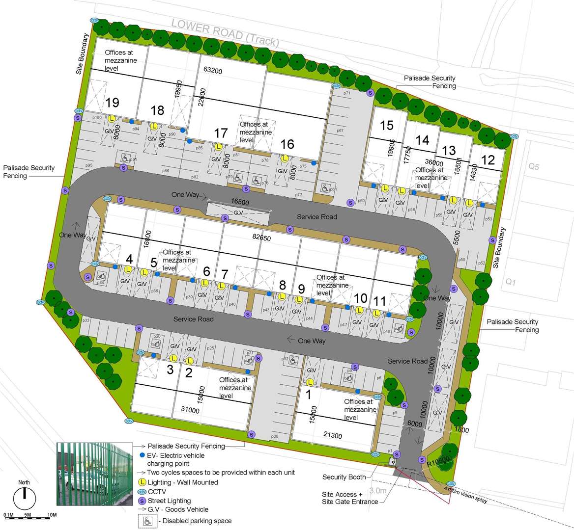 The plans for the Rod End Estate in Northfleet