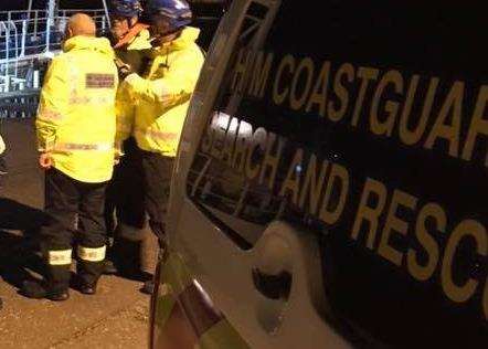 HM Coastguard are on the scene. Stock pic.