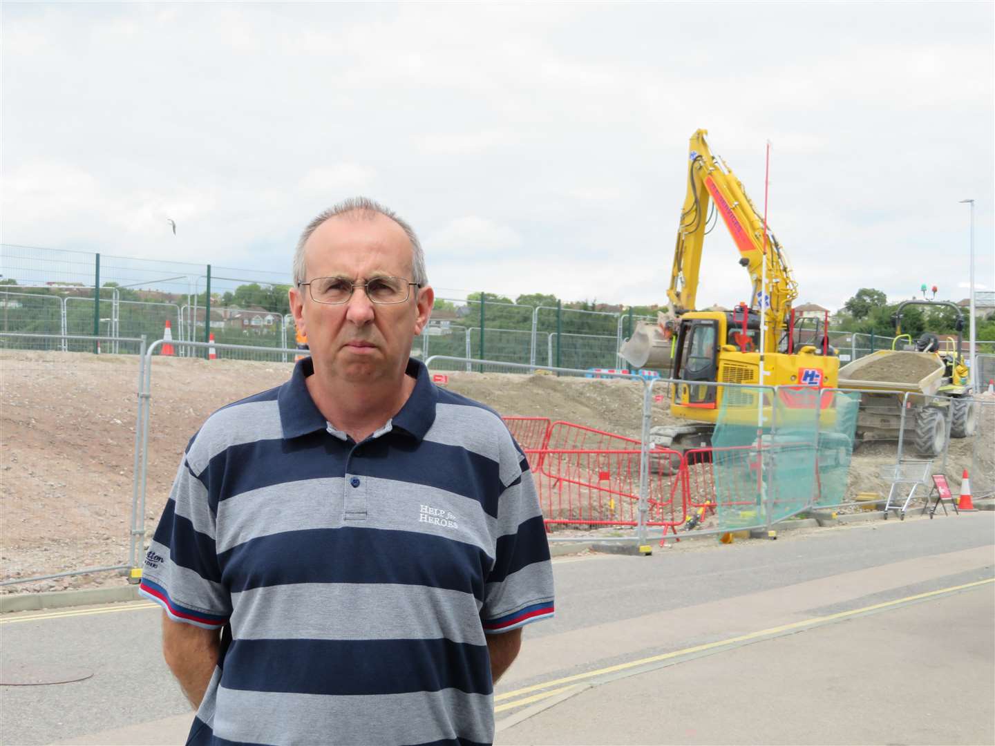 Vic Haywood has conducted research on the adverse impact of building works in Strood