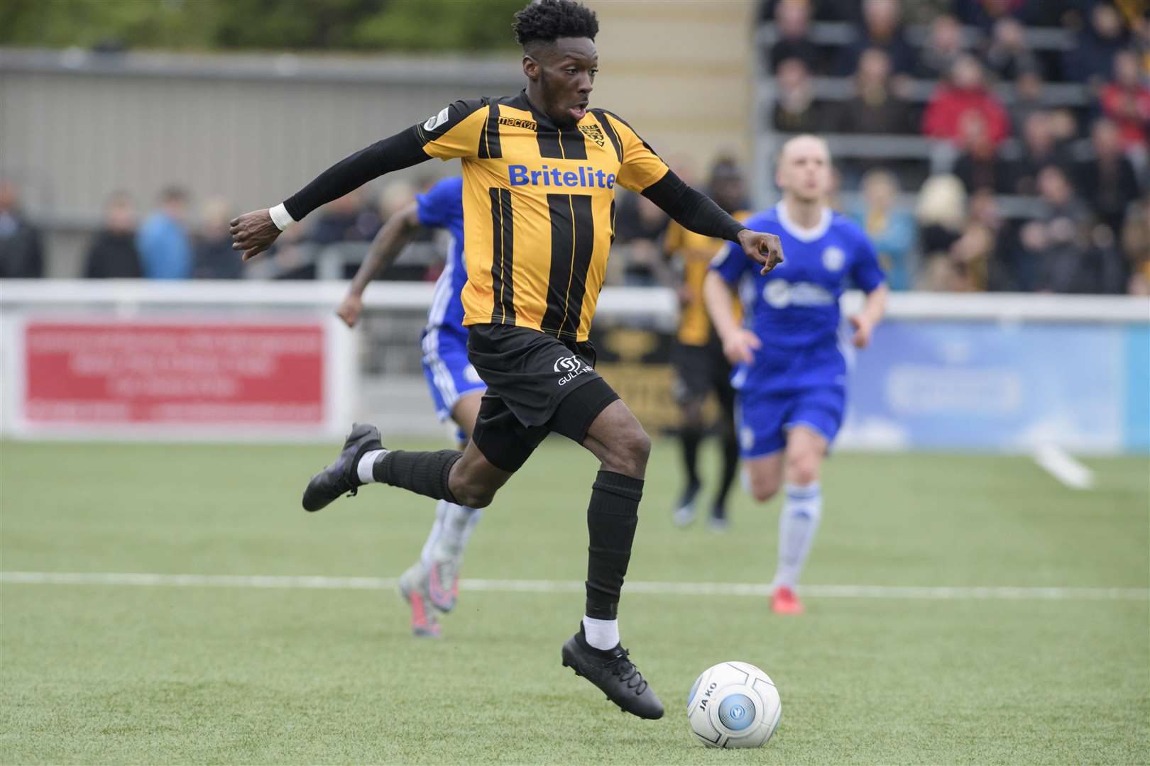 Blair Turgott in action for Maidstone United. Picture: Andy Payton.