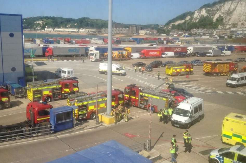 Full-scale emergency response at Dover Eastern Docks