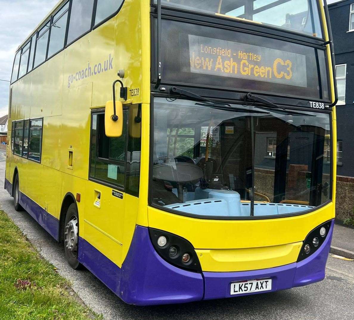 Go Coach is the operator behind a trial run for a new service between New Ash Green, Darent Valley Hospital and Bluewater. Picture: Go Coach