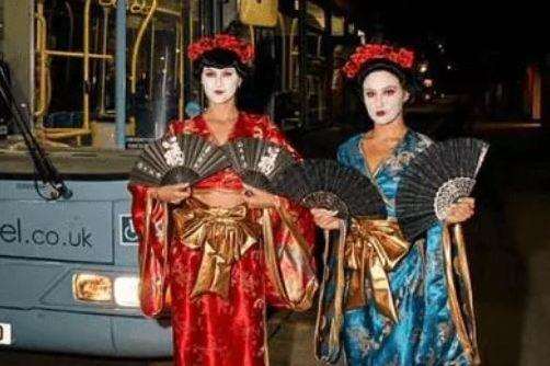 The 'geisha' girls who are said to have caused cultural offence (3784249)