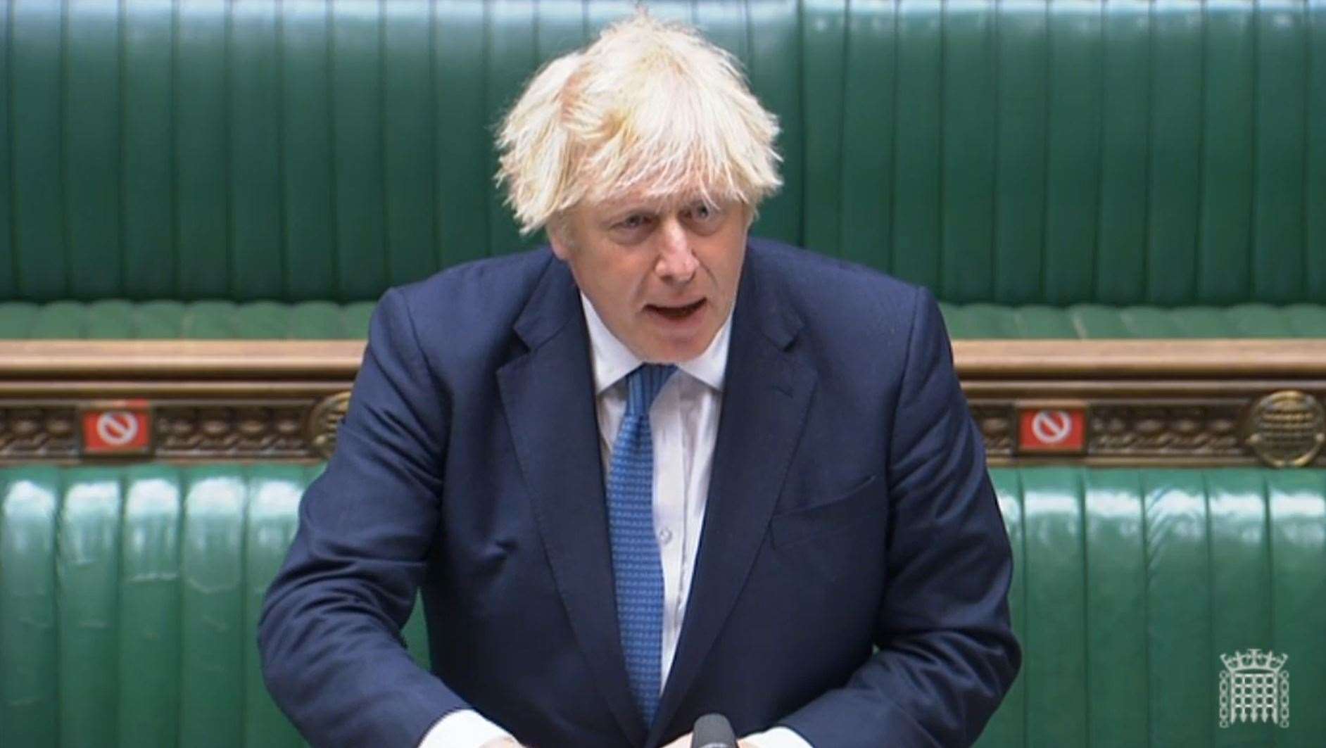 Prime Minister Boris Johnson condemned the racist abuse targeted at England players (House of Commons/PA)