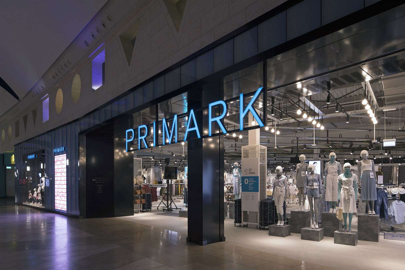Primark will open its Bluewater store until 11pm on Monday