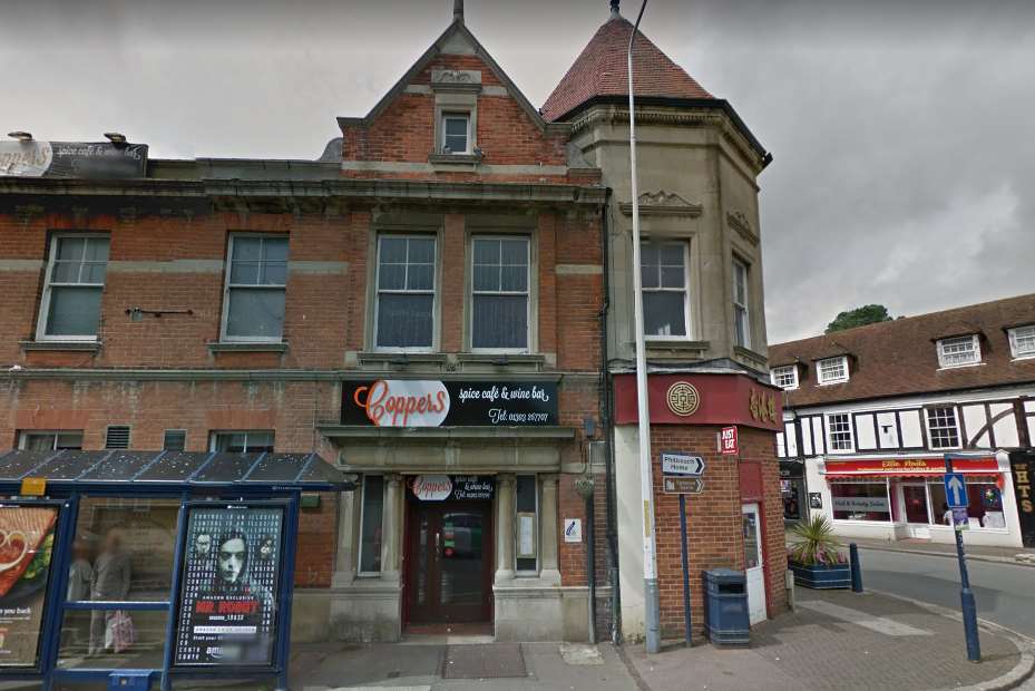 The Coppers restaurant in Hythe. Picture from Google Street View.