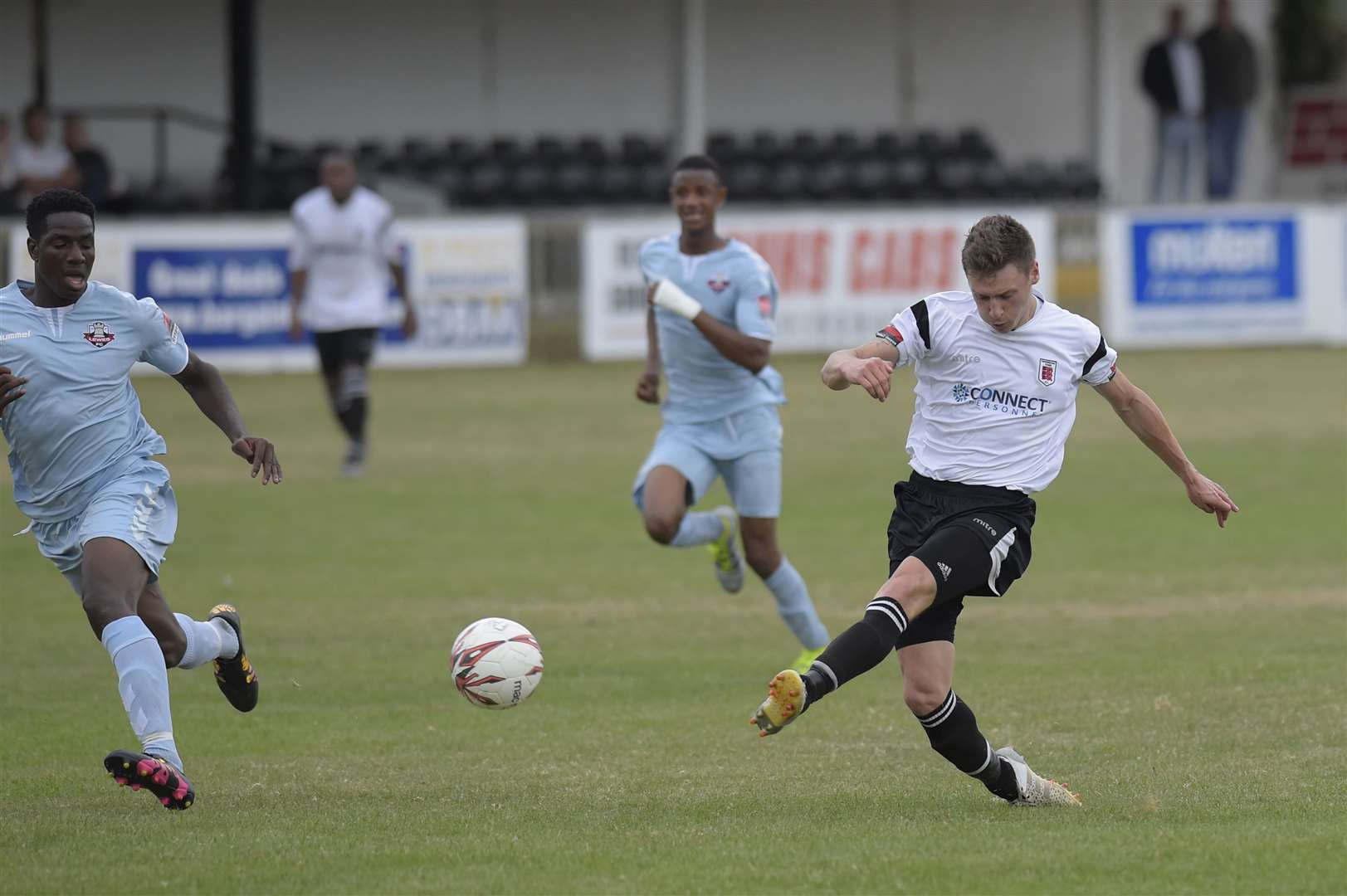 Sam Bewick playing for one of his former teams Faversham Town Picture: Tony Flashman