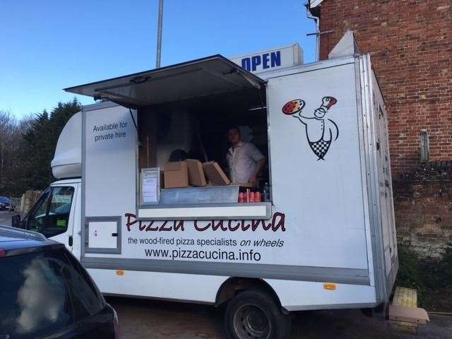 Pizza Cucina, with its wood-fired oven, is a regular visitor to the Royal Oak and can be found here every Friday and Saturday between 5 and 9pm