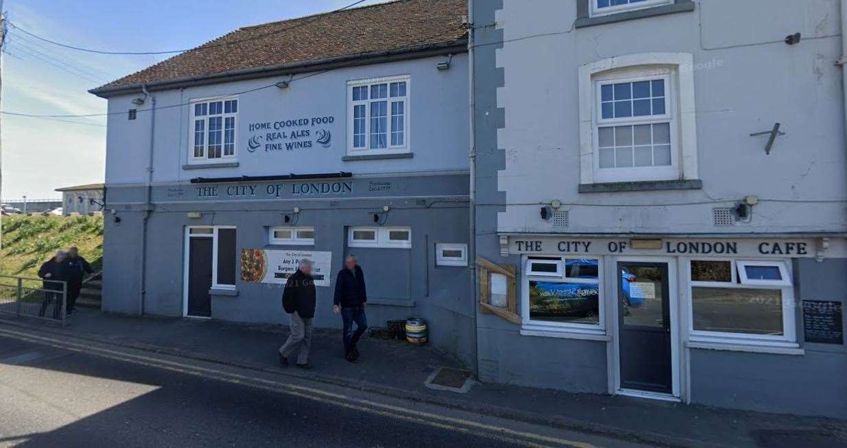 The City Of London pub is located close to Dymchurch seafront. Picture: Google