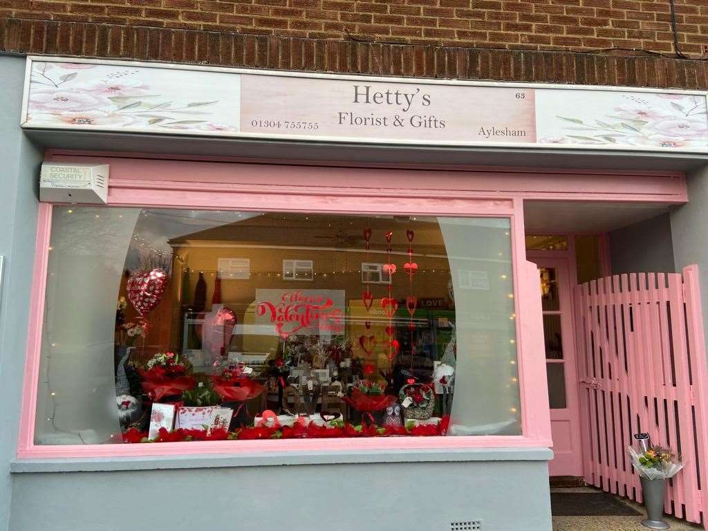 Mandy Davis, from Canterbury, already runs Hetty's Florist & Gifts in Aylesham