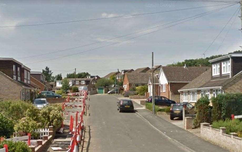 The incident happened in Hoades Wood Road, Sturry. Picture: Google