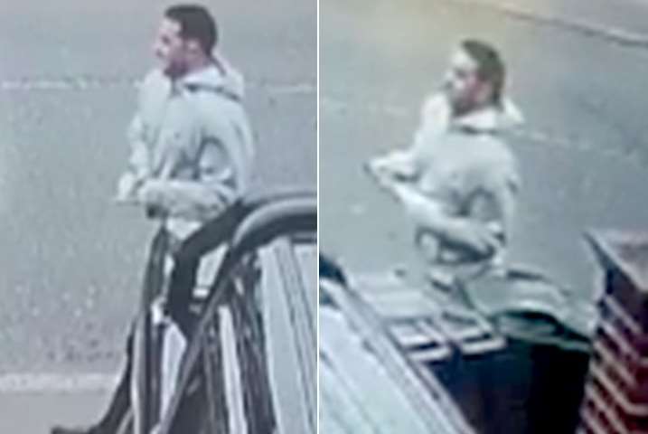 Police would like to speak to this man in connection with the burglary in Dartford.