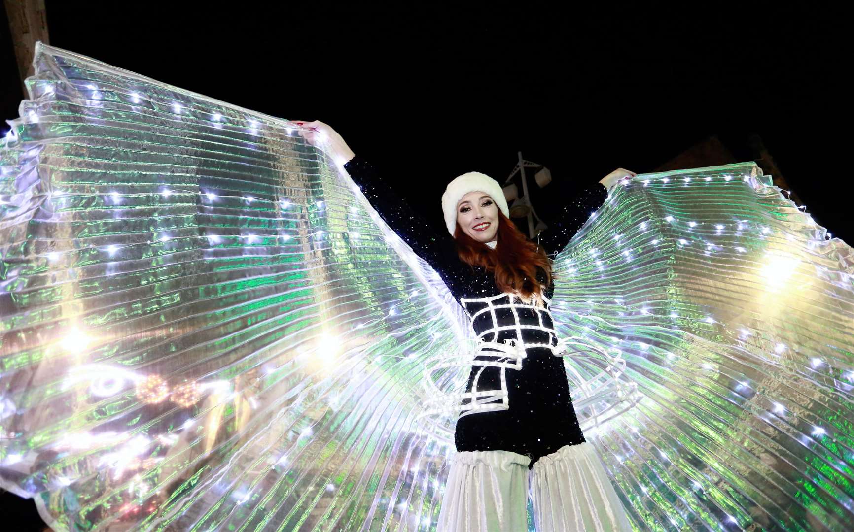 Glowing wings at the Dartford Festival of Light. Picture: Cohesion Plus | Kent Equality Cohesion Council