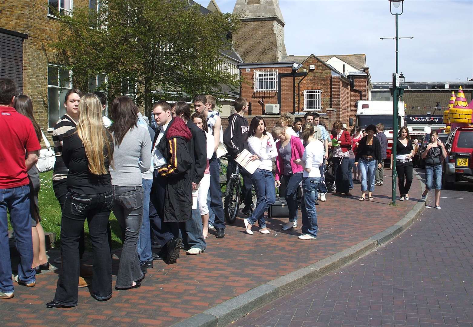 Today, most queues are for folk applying for jobs, foodbanks or when a new Poundland opens (inexplicably)