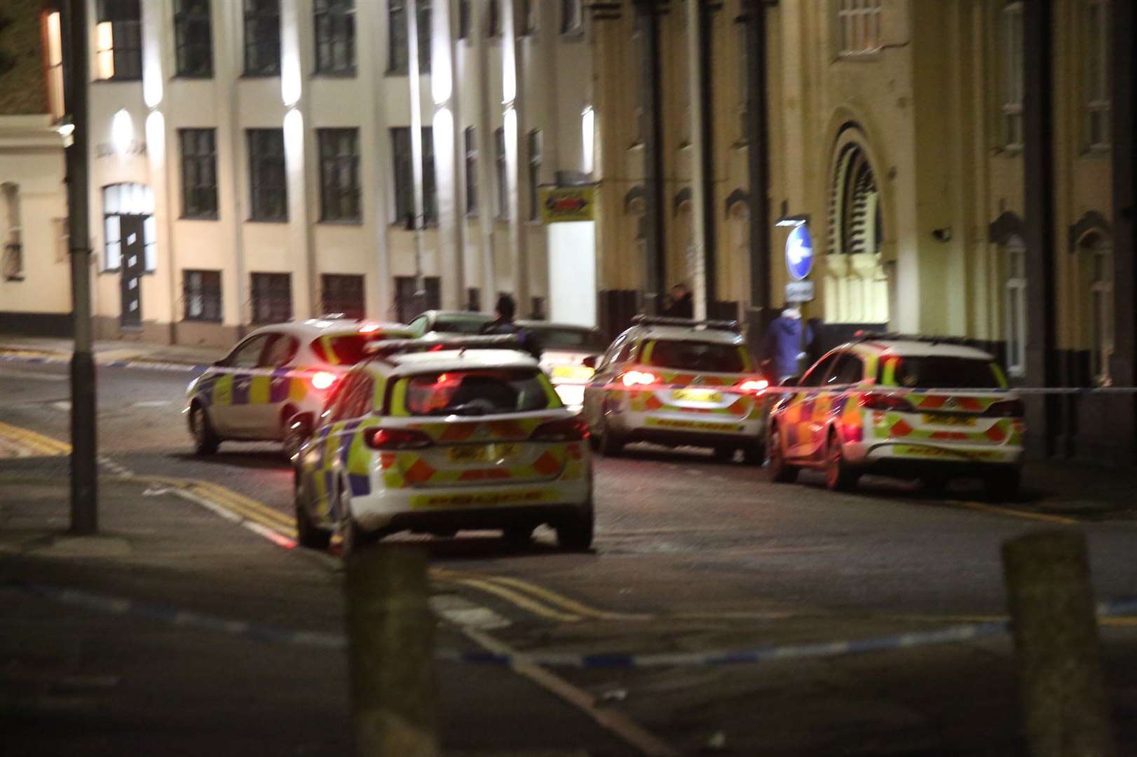 The scene of the reported stabbing in Bradstone Road, Folkestone (22914069) Photo UKNIP