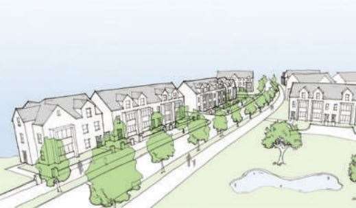 Artist's impression of how the houses could look at Scocles Road, Sheppey. Picture: JDA Architects