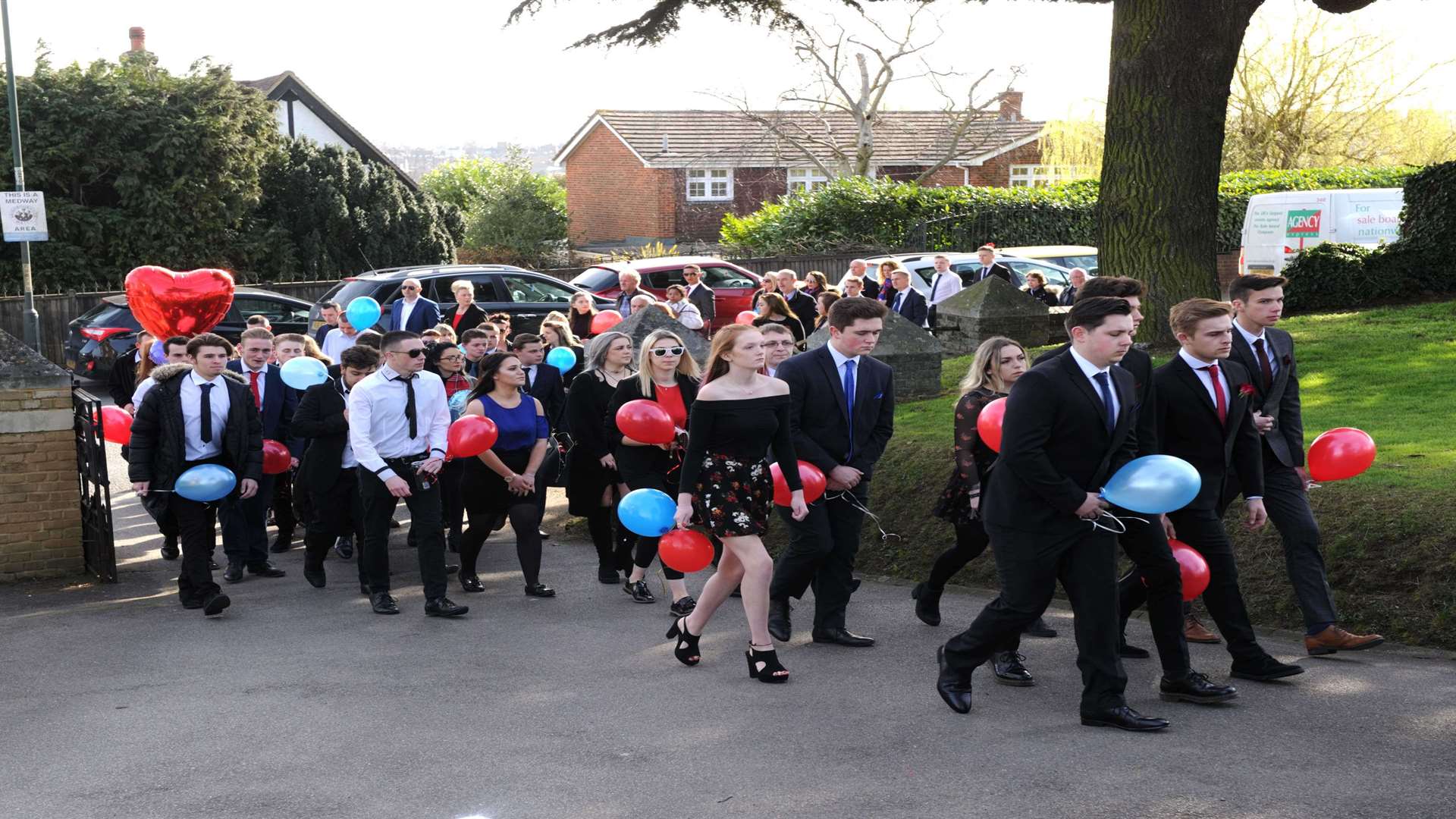 Hundreds turned out for the funeral of Ben Savage