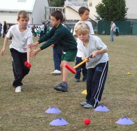 Action from the Tri Golf in the Kent School Games