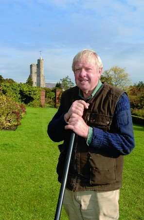John Wellard, Goodnestone Park head gardener, who has retired