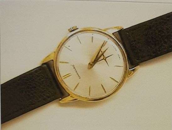 A Garrard wristwatch was stolen during the break-in last month. Picture: Kent Police