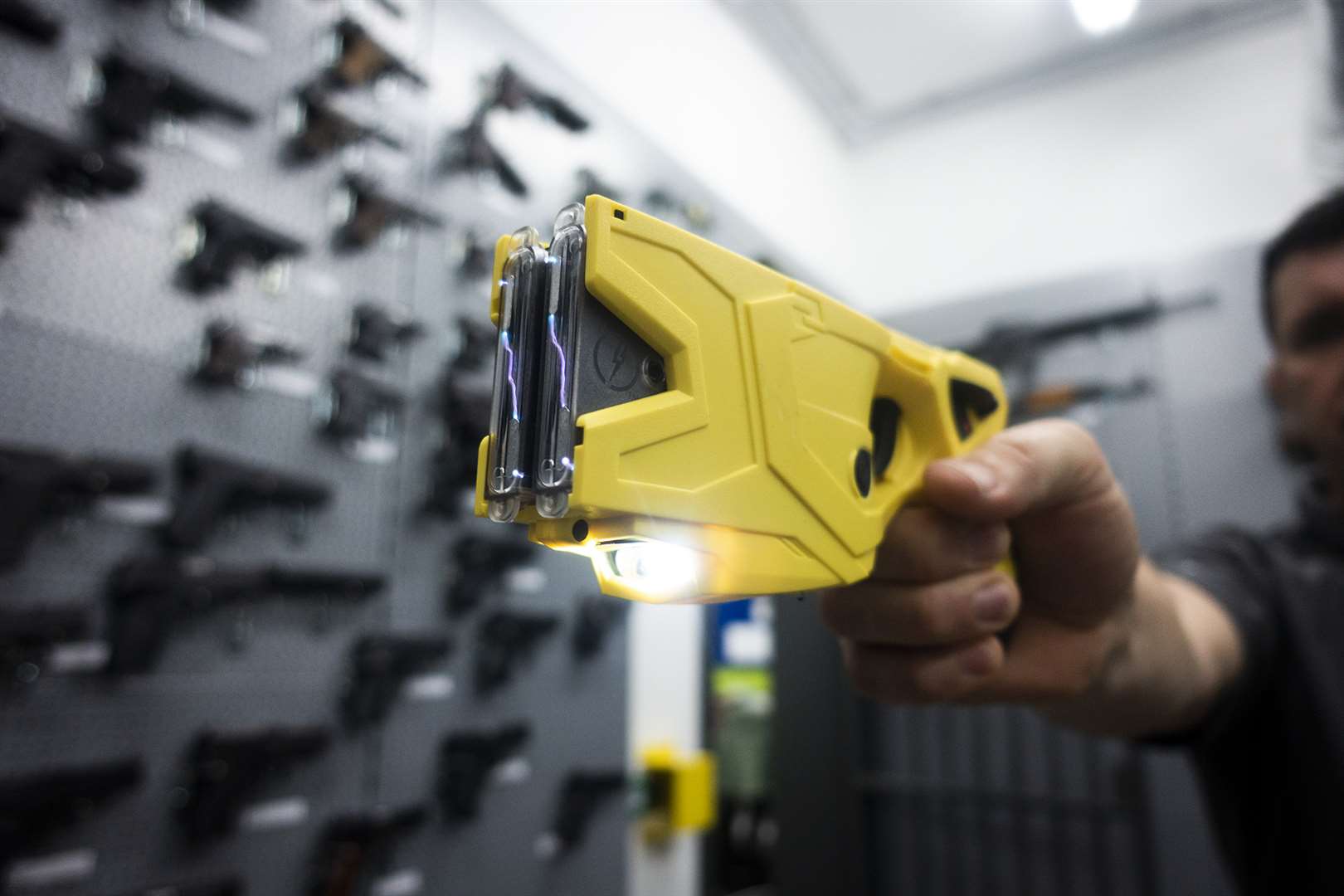 Police could apply for Home Office funding to buy more Tasers (Durham Police/PA)