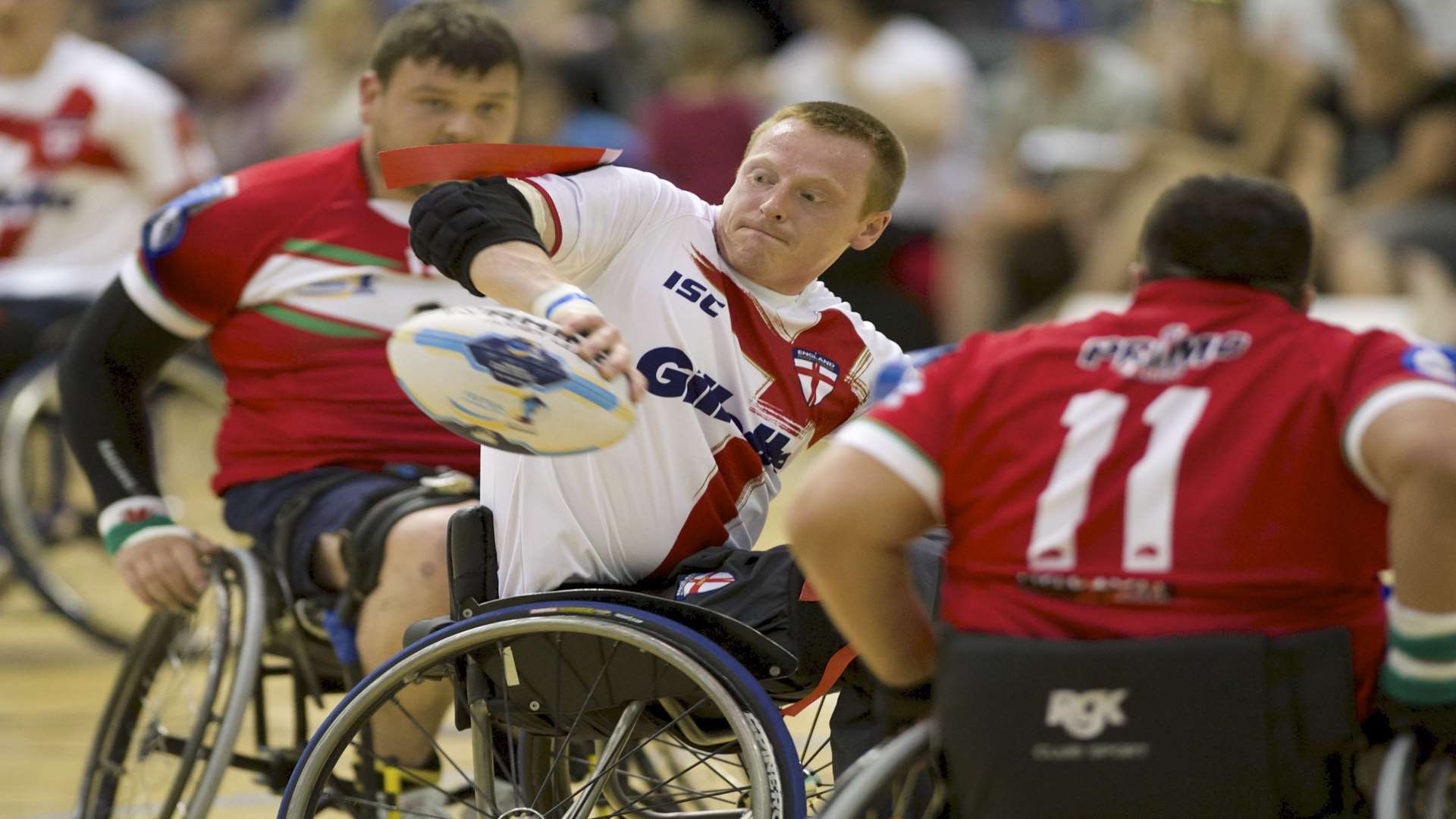 England's Mike Wharton in action against Wales Picture: Andy Payton