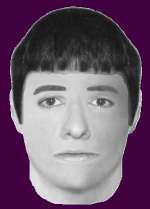 A police efit of a man they wish to speak to