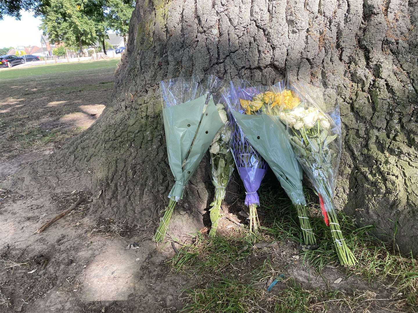 Floral tributes were left to Preston Turner near the Key Street Roundabout in Sittingbourne