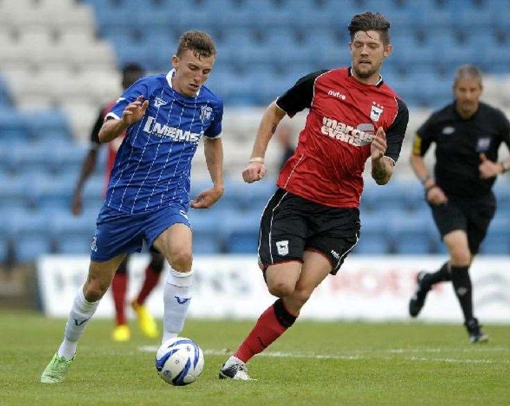Pre-season action against Ipswich Town Picture: Barry Goodwin
