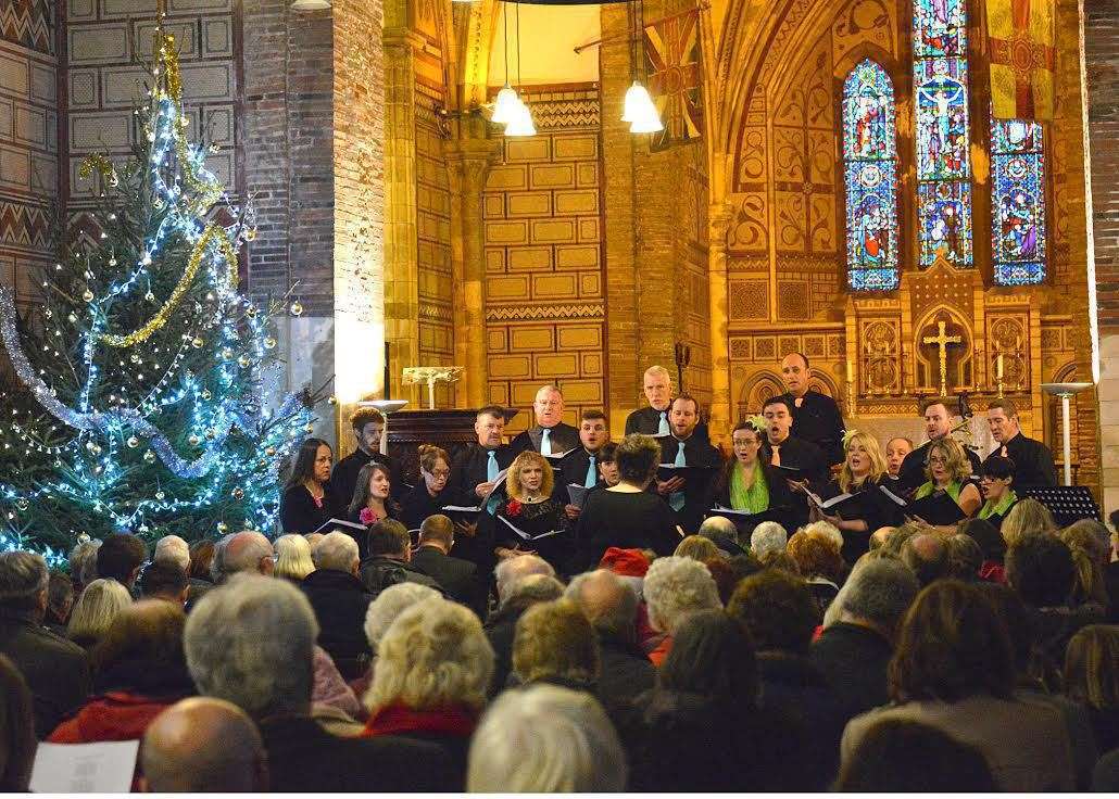 P&O Ferries Choir performing at Dover Town Hall last December