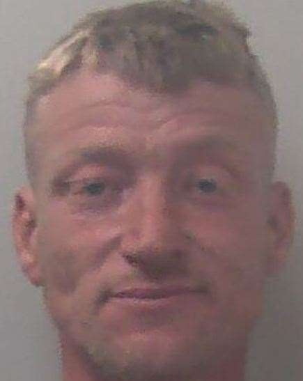 Sean McFetridge, 41, has been jailed for burglary. Picture: Kent Police