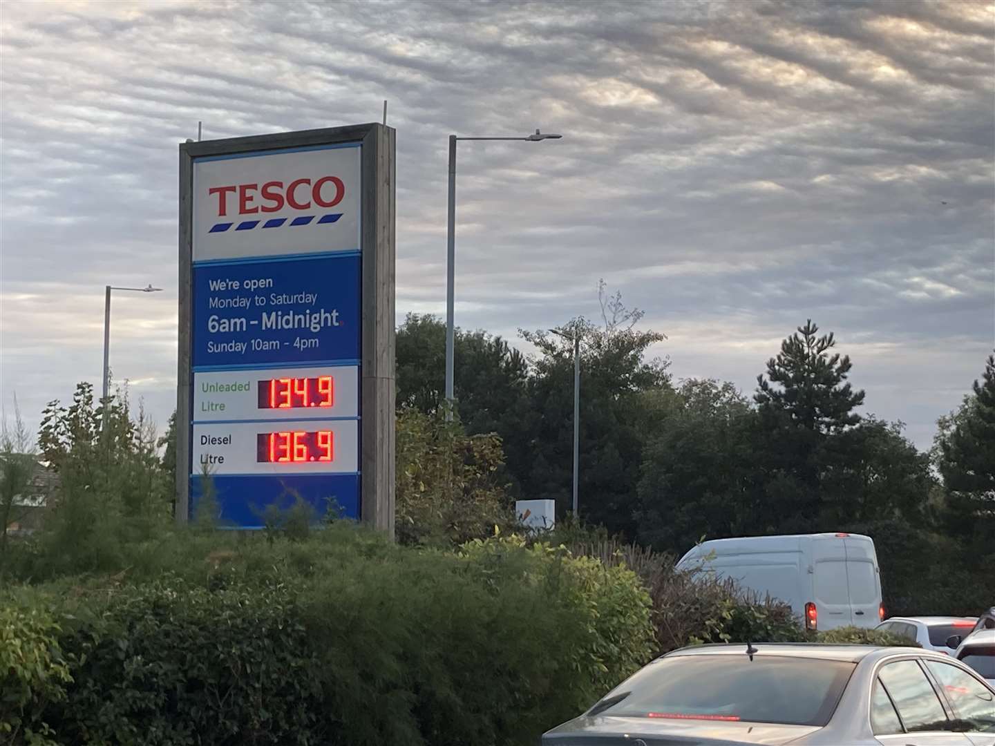 Bargain fuel at Tesco, Sheerness