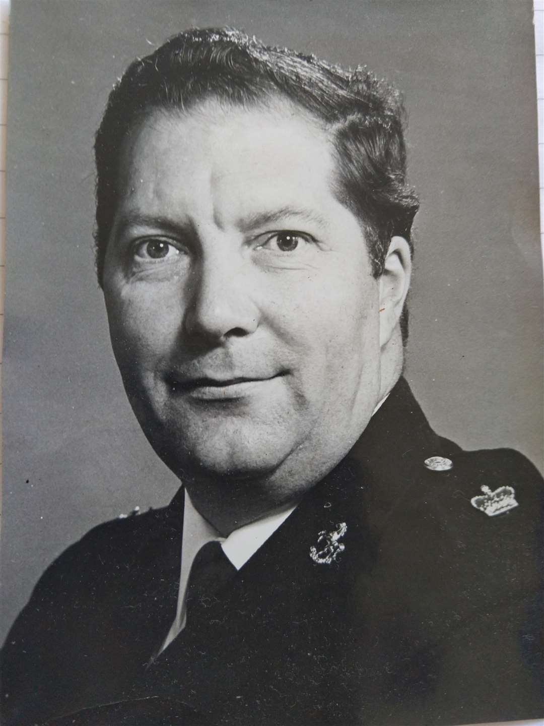 John Wallace as a police chief.Picture courtesy of Stephen Rebbeck