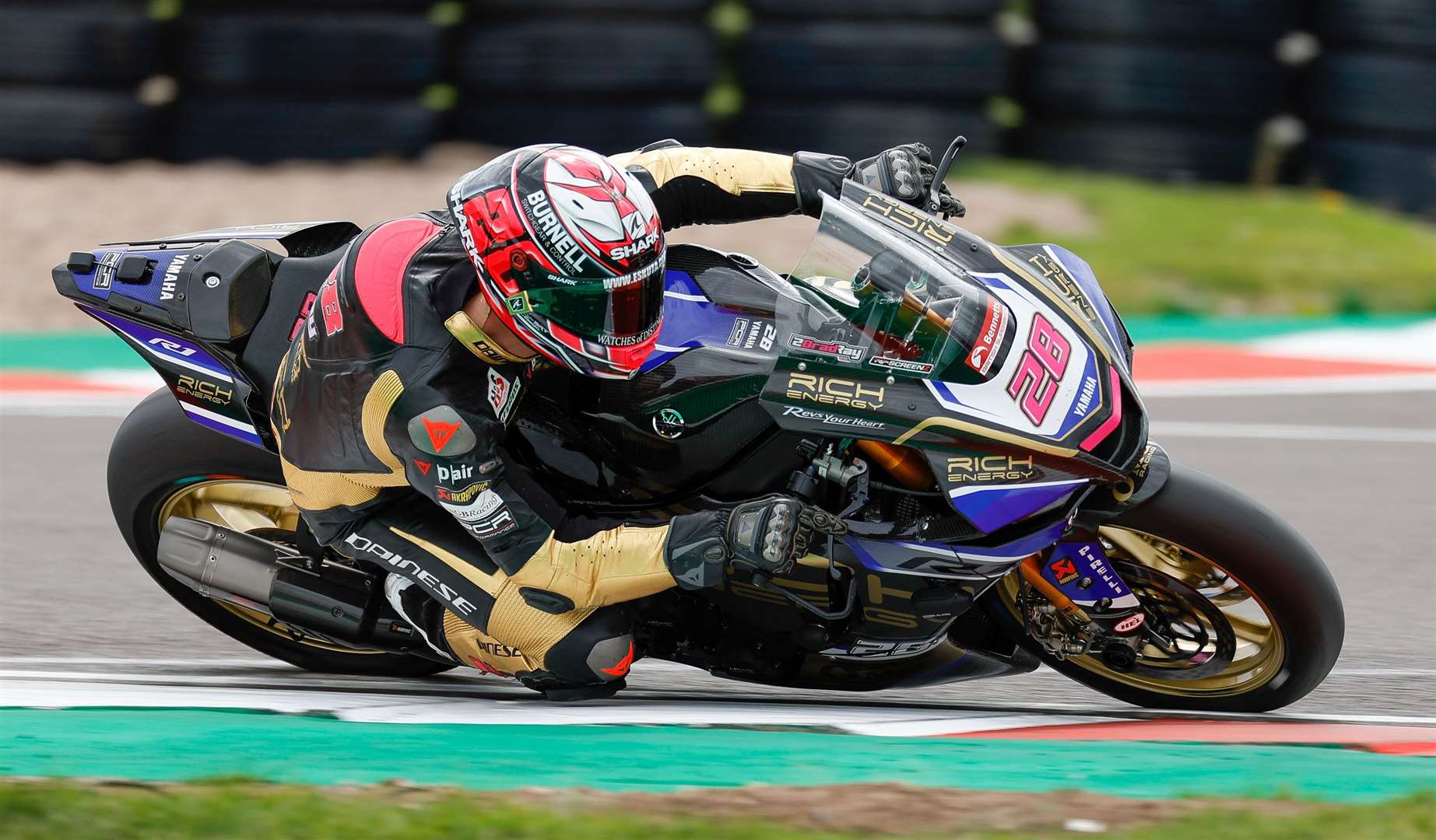 Bradley Ray goes flat out at Donington Picture: Ian Hopgood Photography