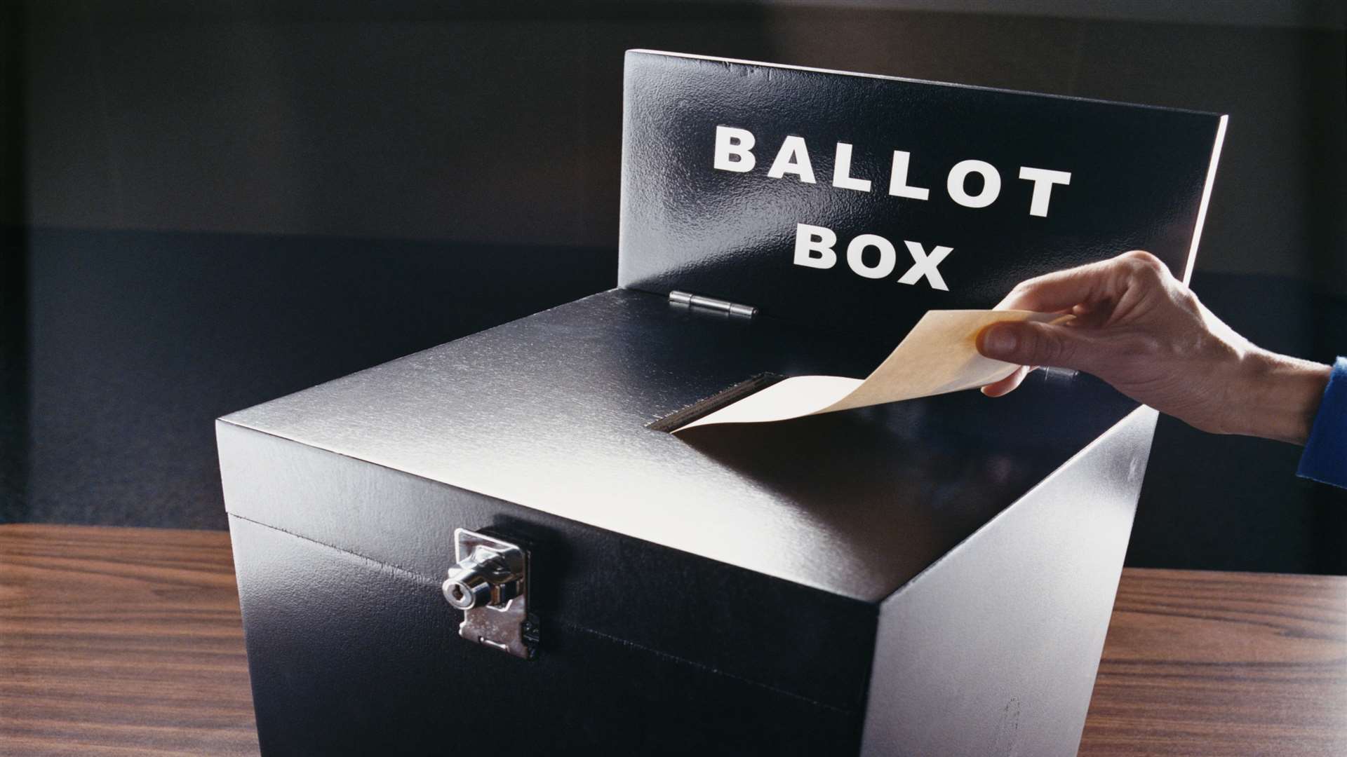 The Ballot Box, stock image.