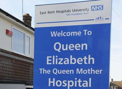 Baby Archie Batten died at the QEQM Hospital in Margate
