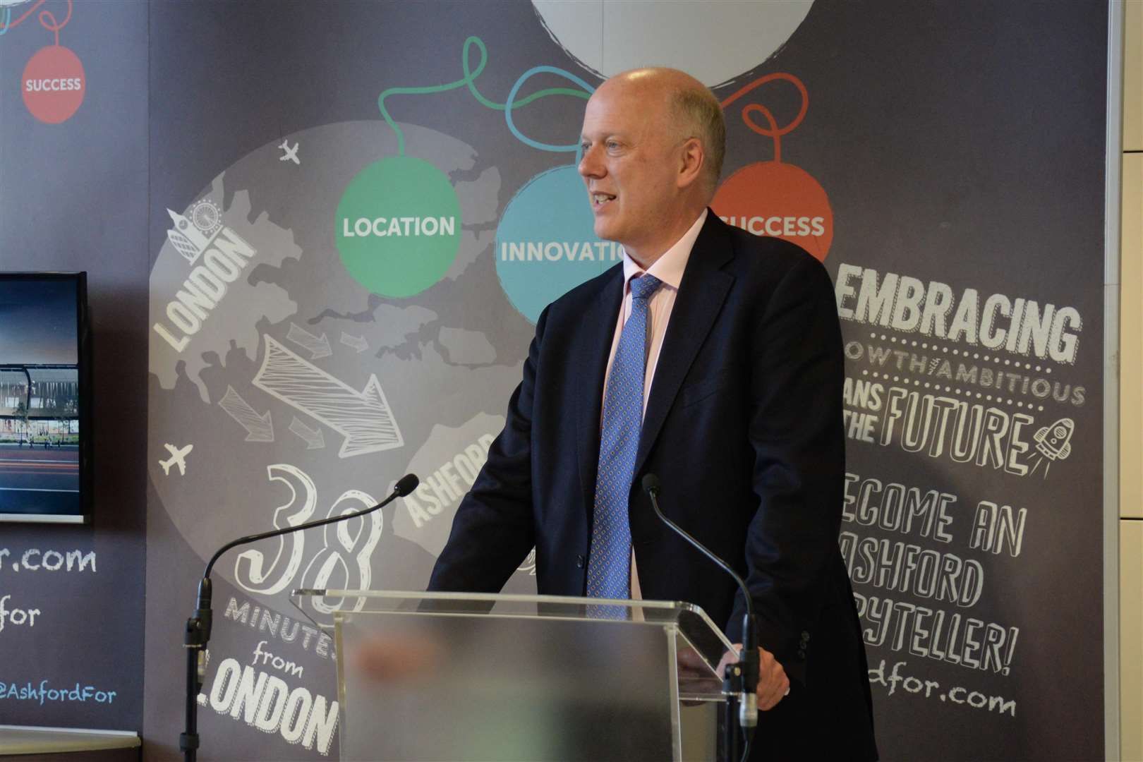 Secretary of State for Transport Chris Grayling has been accused by Labour of 'running scared'